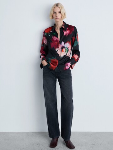 MANGO Bluse 'SOFFY' in Schwarz