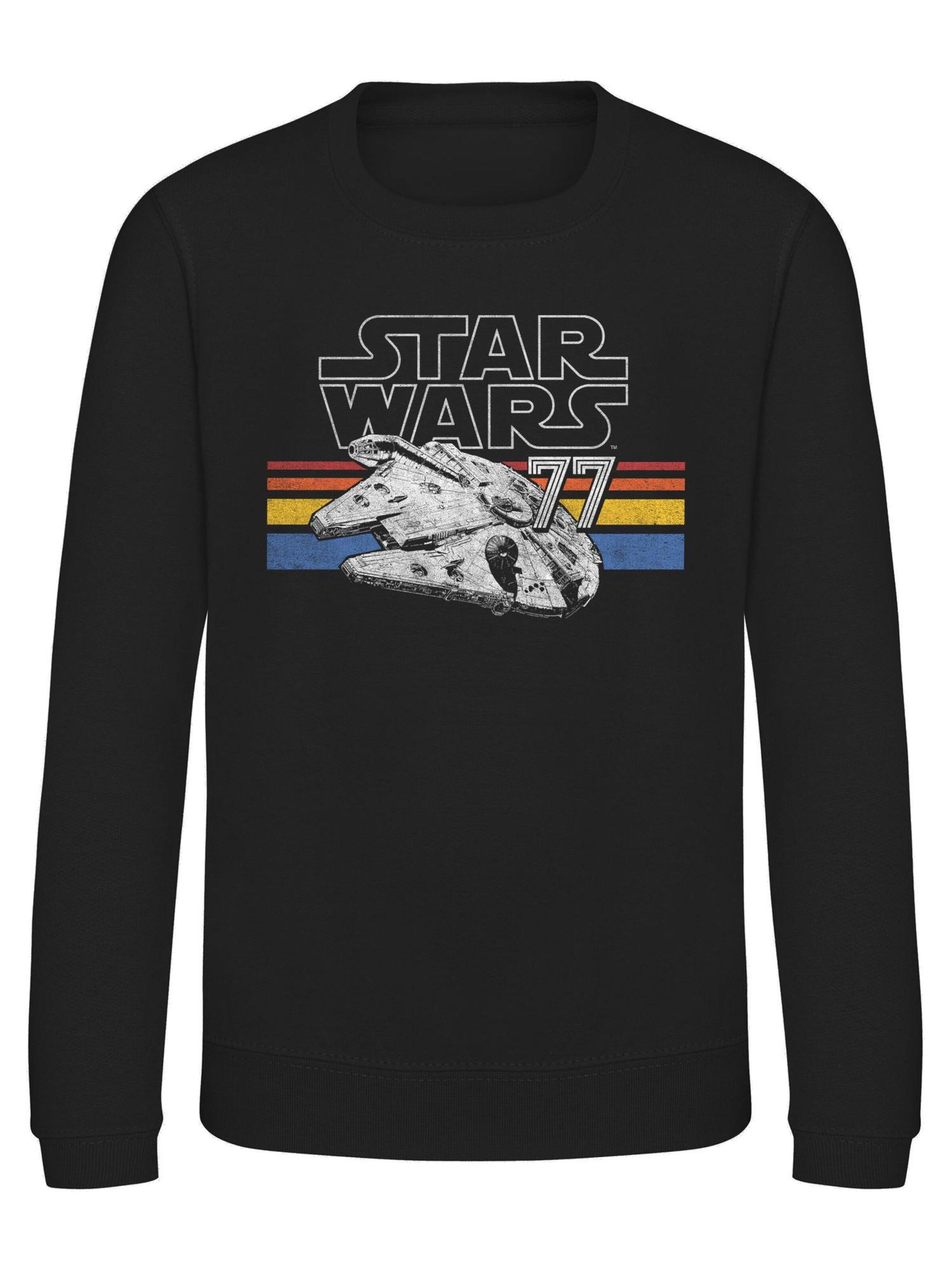 STAR WARS Sweatshirt‌‌‌ in Schwarz: Vorderseite