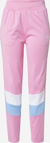 Coupe slim Pantalon de sport 'Magnolia' FILA en rose : devant