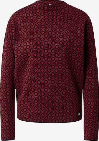 Blutsgeschwister Sweater in Red: front