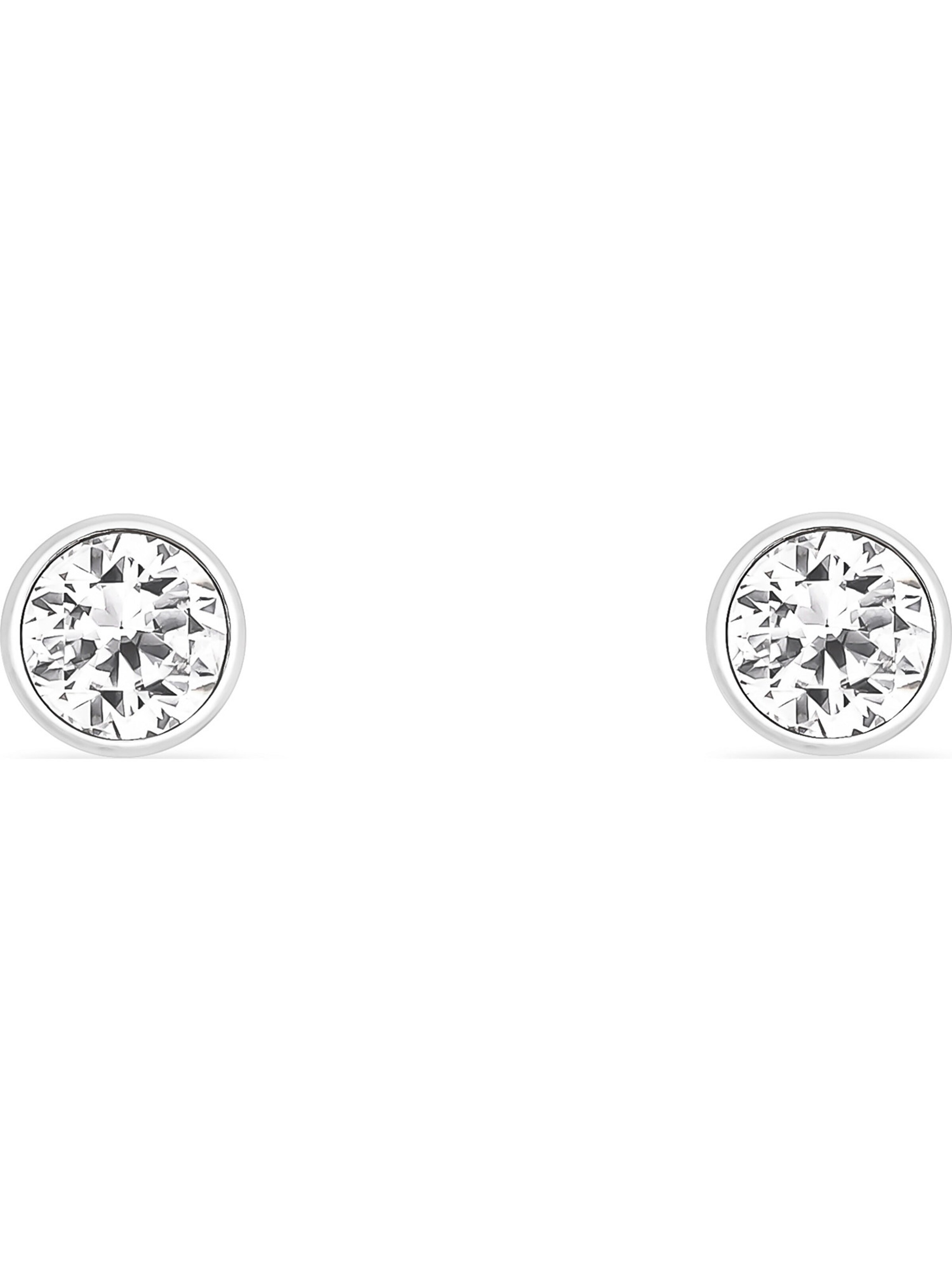 FAVS Earrings in Silver: front