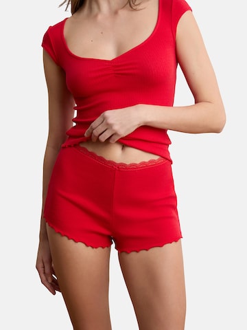 ETAM Pajama Pants 'Vanity' in Red