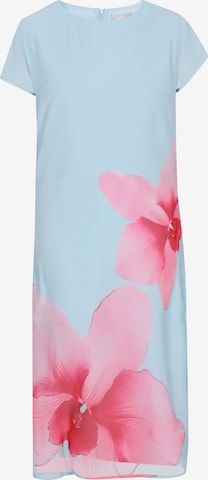 Robe Usha en bleu : devant