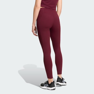 ADIDAS PERFORMANCE Skinny Sportovní kalhoty 'All Me' – červená