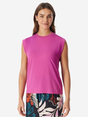 Chemise de nuit ' Mix & Relax ' SCHIESSER en rose : devant