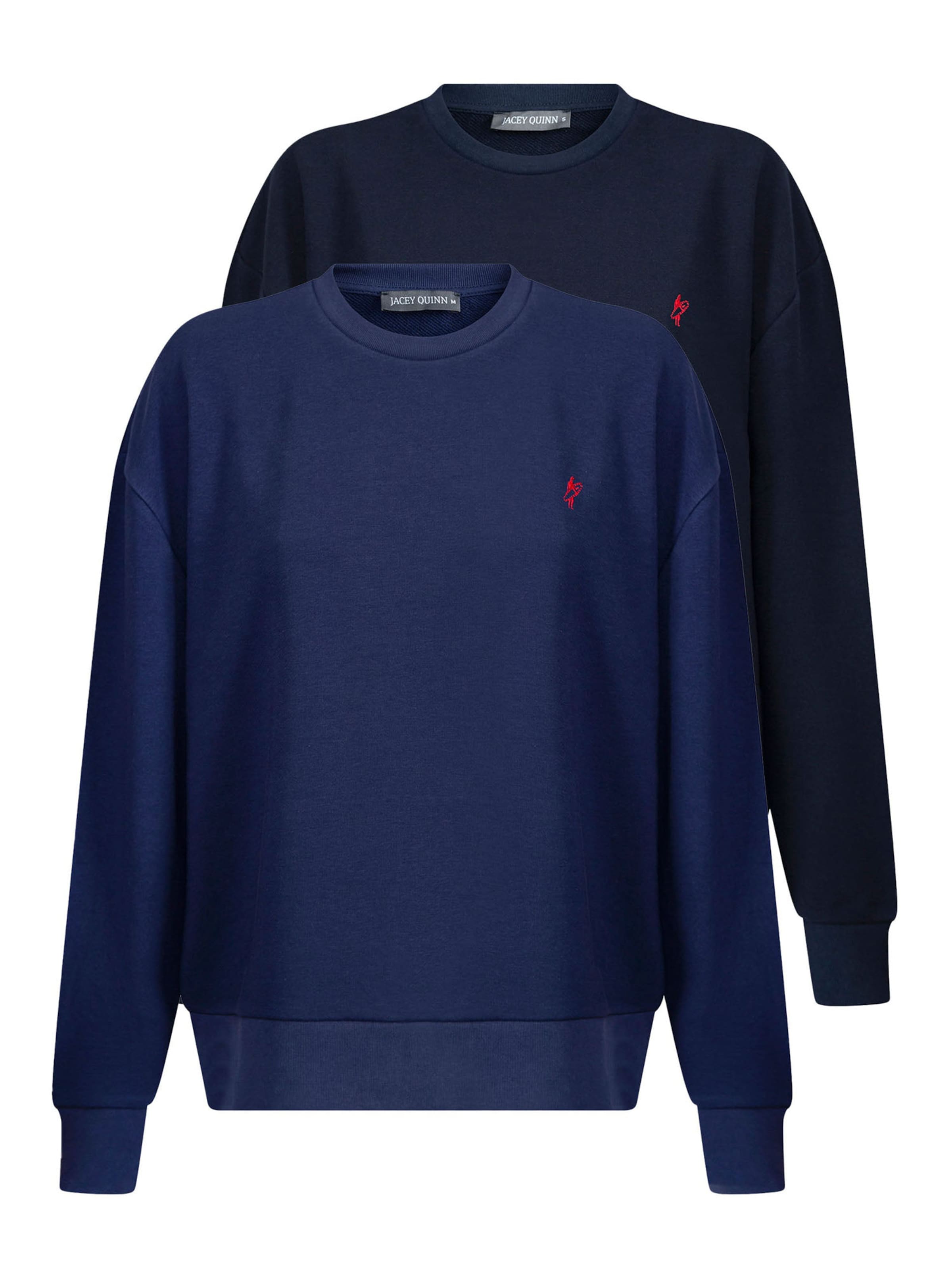 Jacey Quinn Mikina - Modrá: predná strana