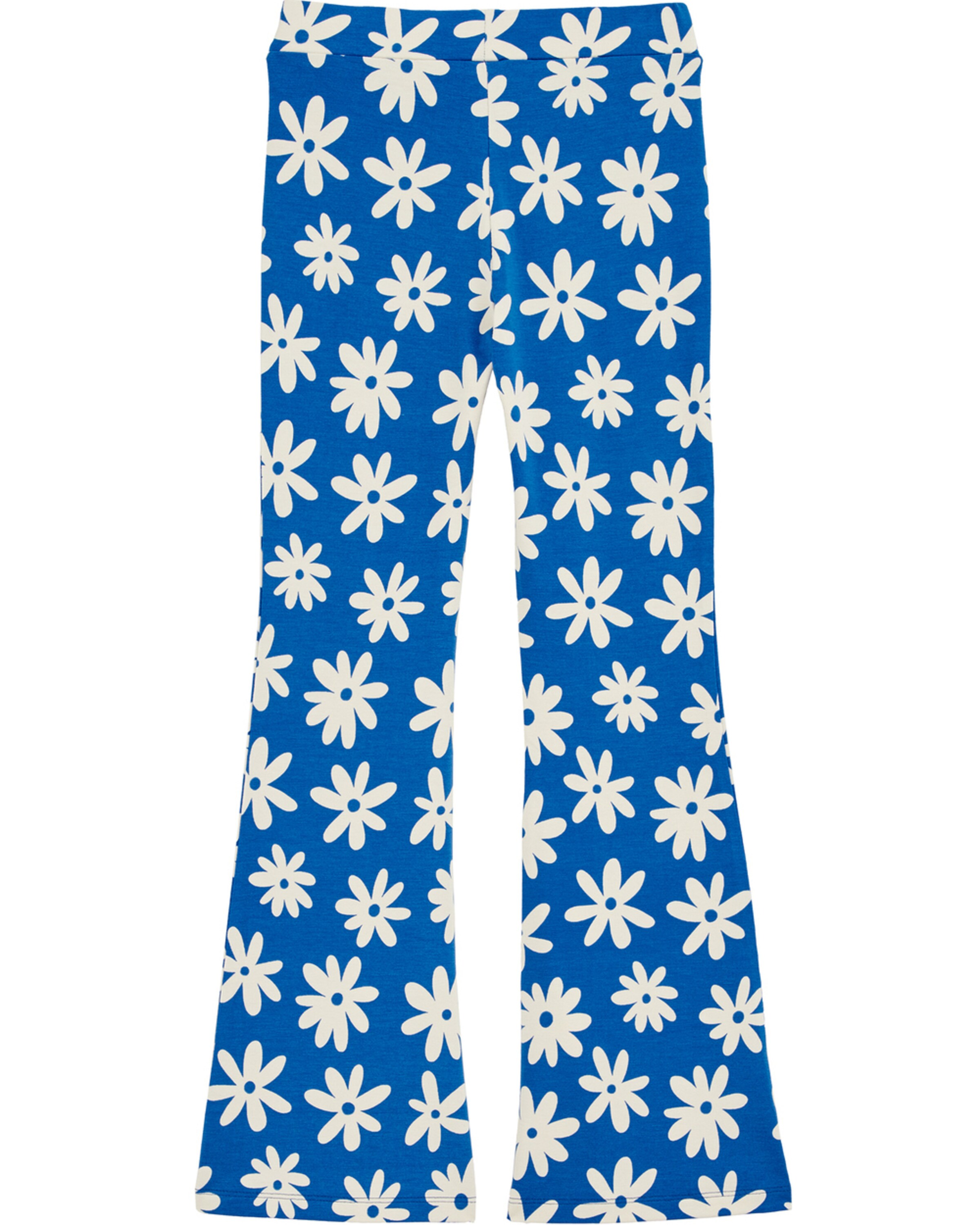 WE Fashion Flared Byxa i blå