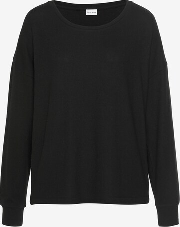 LASCANA Sweater in Black: front