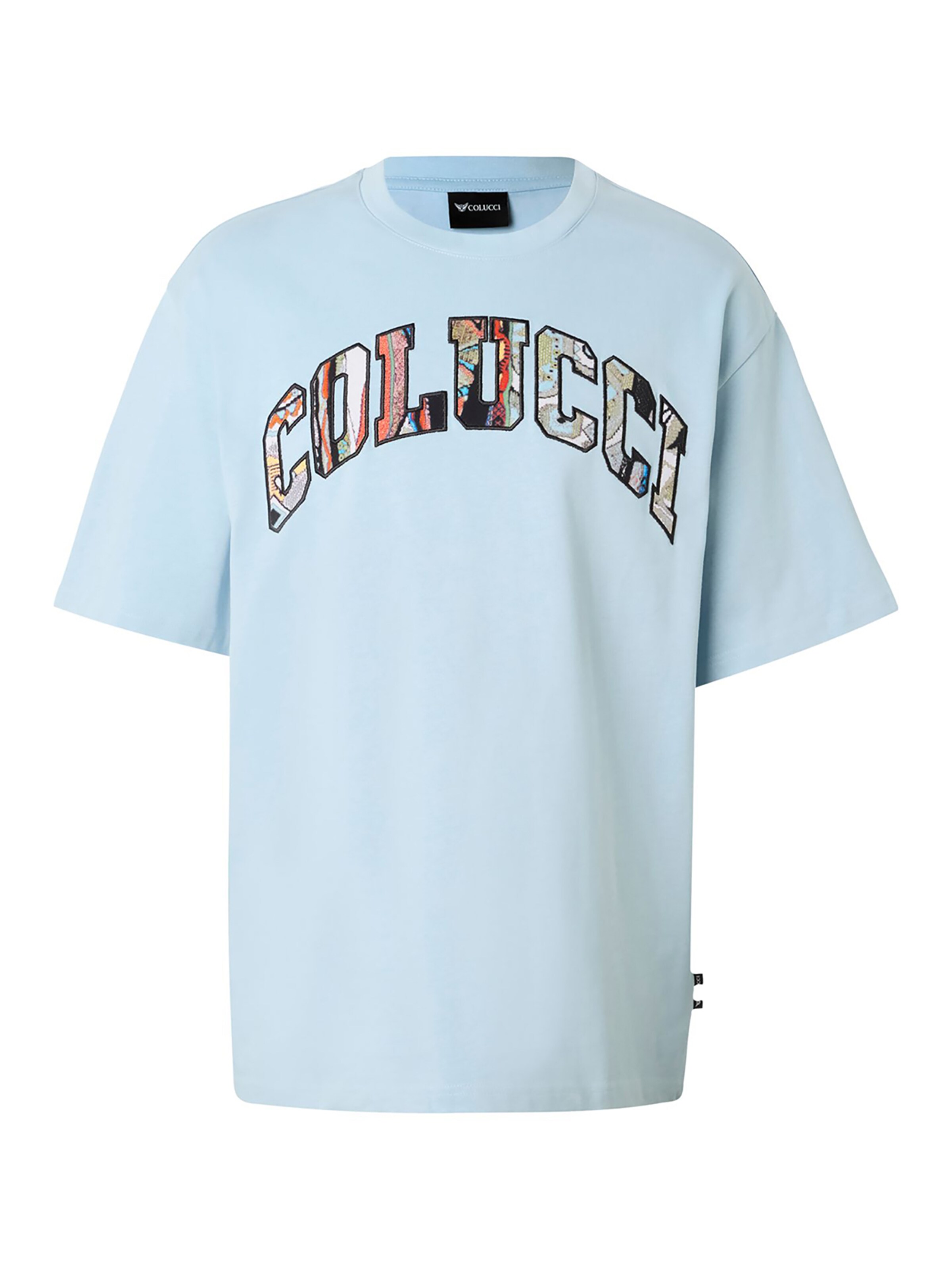 T-Shirt 'College Logo' Colucci en bleu