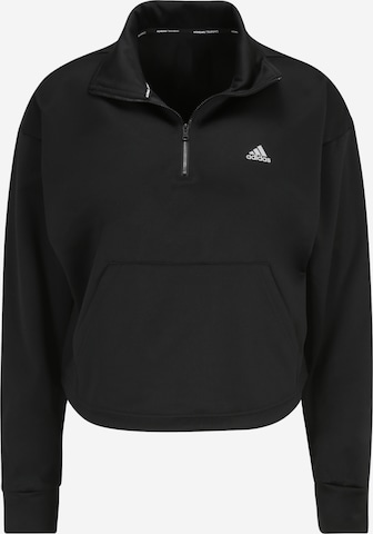 ADIDAS SPORTSWEAR Athletic Sweatshirt 'Aeroready ' in Black: front