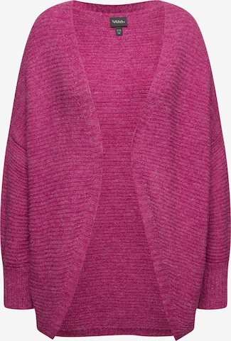 Ulla Popken Gebreid vest in Roze: voorkant