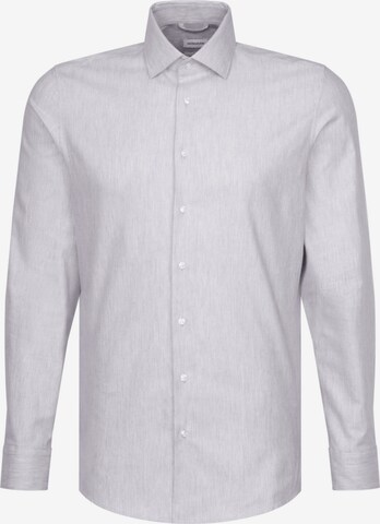 Coupe regular Chemise business 'Shaped' SEIDENSTICKER en gris : devant