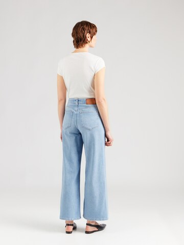 Wide Leg Jean Marc O'Polo en bleu : derrière