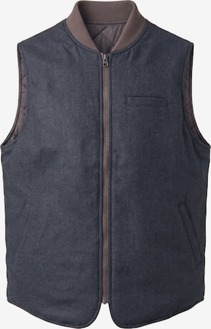 Bl'ker Vintage Kamizelka 'REVERSIBLE WOOL VEST OWL BROWN' w kolorze brązowy: przód