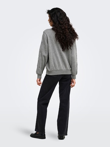 JDY Sweatshirt 'MESA' in Grijs