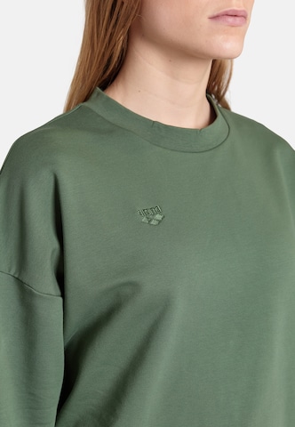 Bluză de molton 'OVERSIZED' de la ARENA pe verde