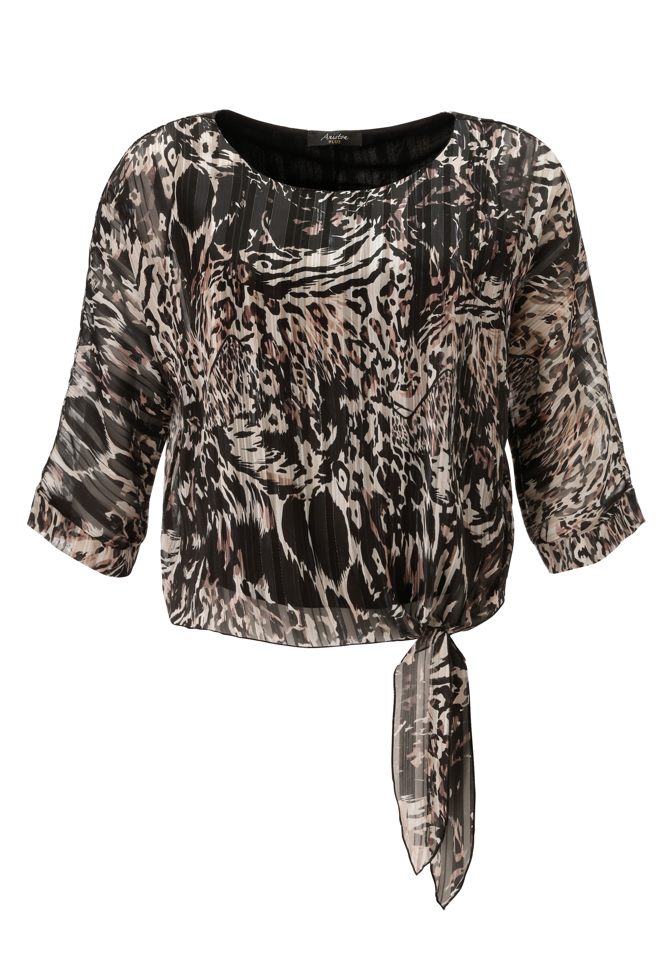 Aniston Blouse in Grey: front