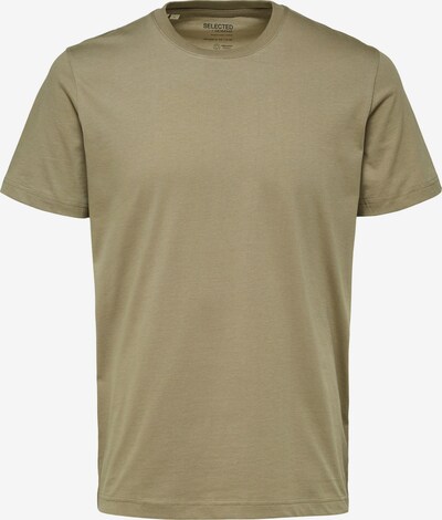 SELECTED HOMME Majica 'Norman 180' | oliva barva, Prikaz izdelka