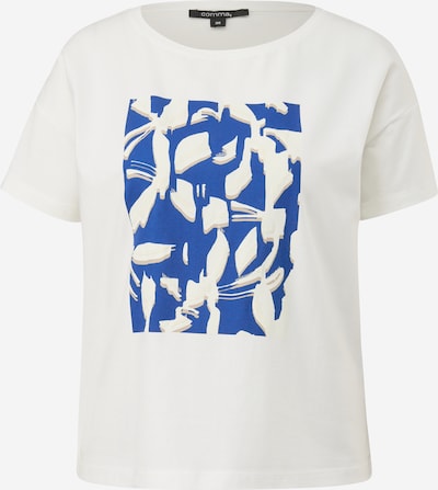 COMMA T-shirt i beige / blå / vit, Produktvy