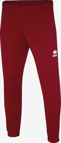 Coupe slim Pantalon de sport 'NEVIS 3.0' Errea en rouge : devant