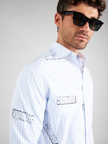 Coupe regular Chemise 'RADO' Soulland en bleu