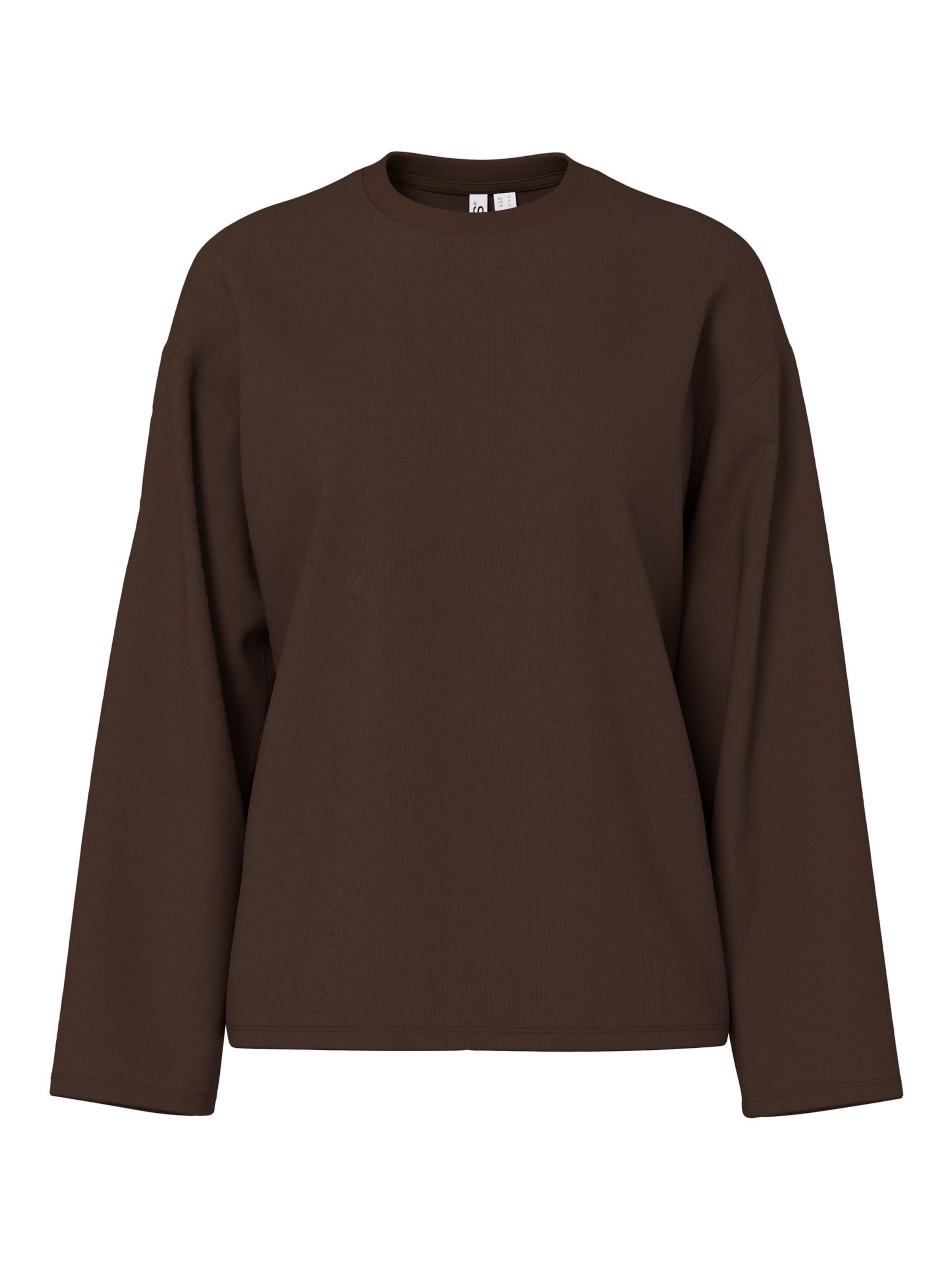 PIECES Shirt 'PCSADIE' in Brown: front