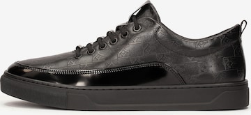 Sneaker bassa di Kazar in nero: frontale