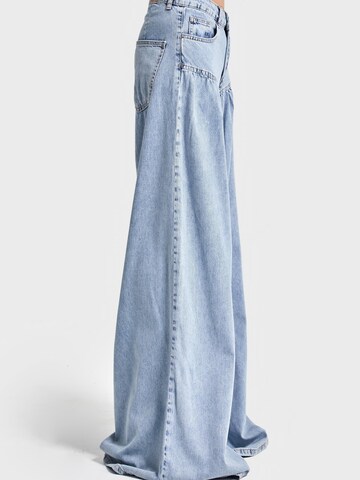 IT'S BASIC Wide leg Jeans 'Relaxed' in Blauw