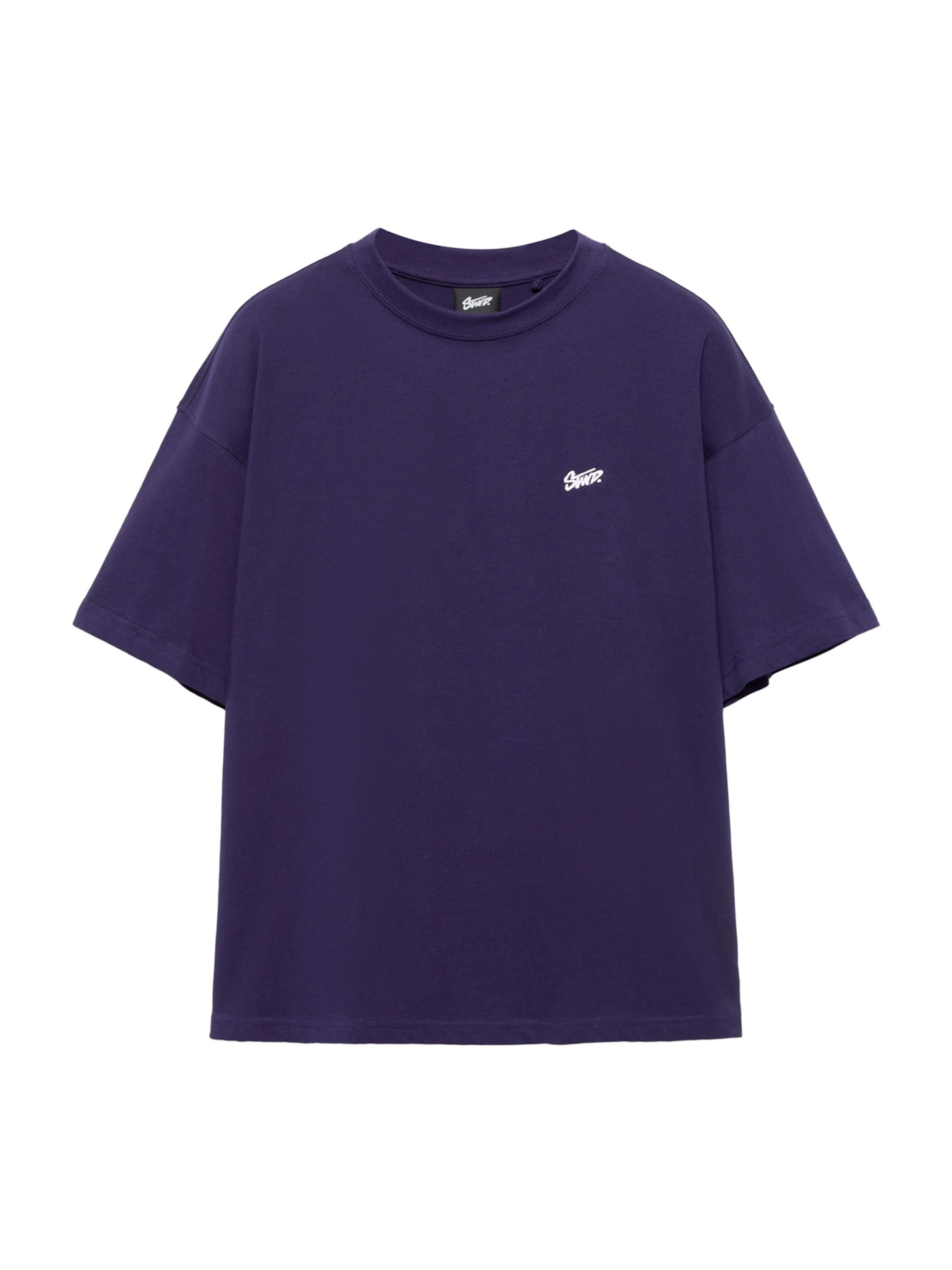 Maglietta 'STWD' di Pull&Bear in blu: frontale