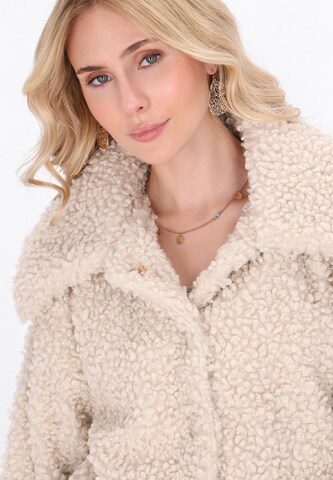 Veste mi-saison 'Fashion Look' IZIA en beige