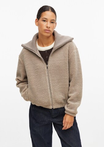 s.Oliver Fleecejacke in Braun: Vorderseite