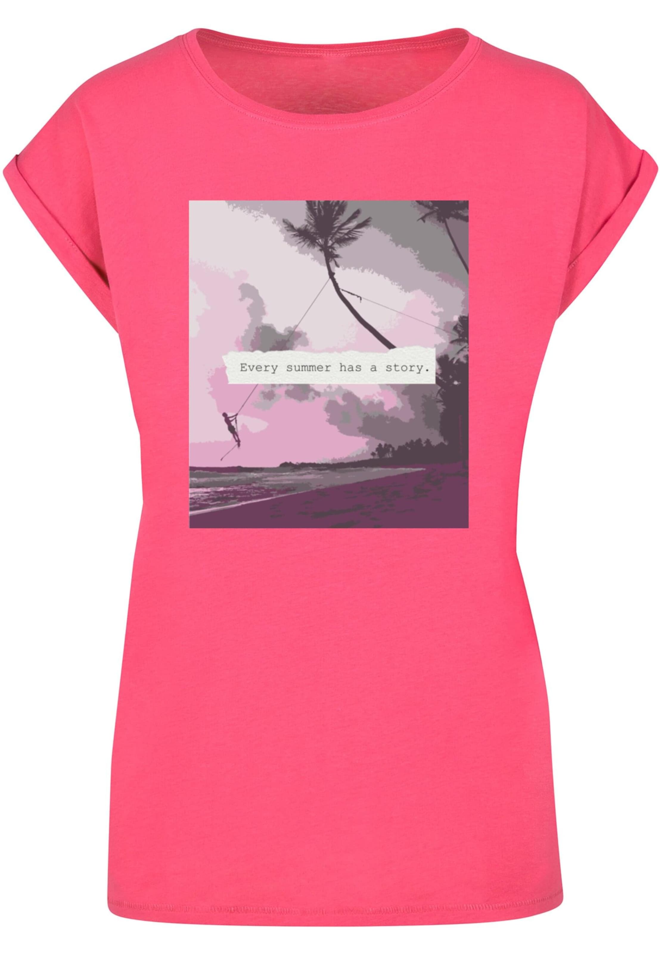 Maglietta 'Summer - Every Summer Has A Story' in XXXL Merchcode di colore colori misti / rosa, Visualizzazione prodotti