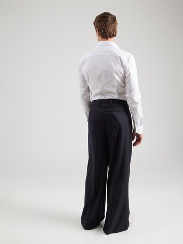 Wide Leg Pantalon à pince TOPMAN en bleu