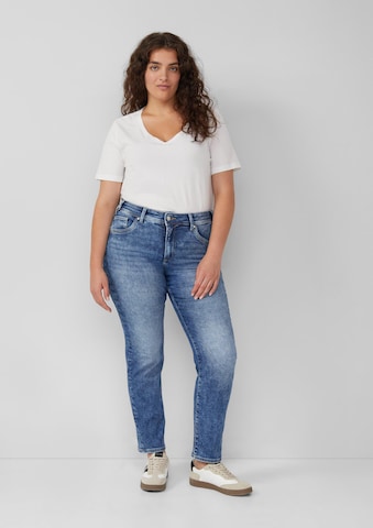 Coupe slim Jean 'Betsy' s.Oliver en bleu