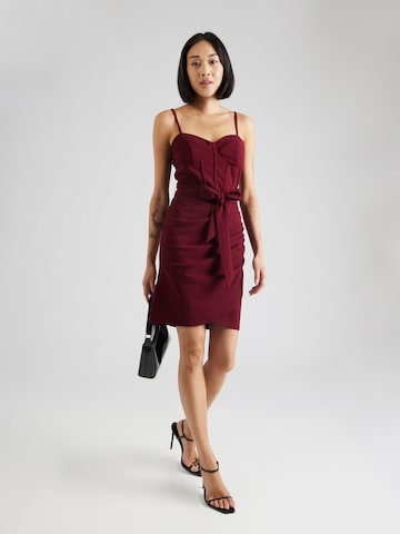 Skirt & Stiletto Šaty - Červená