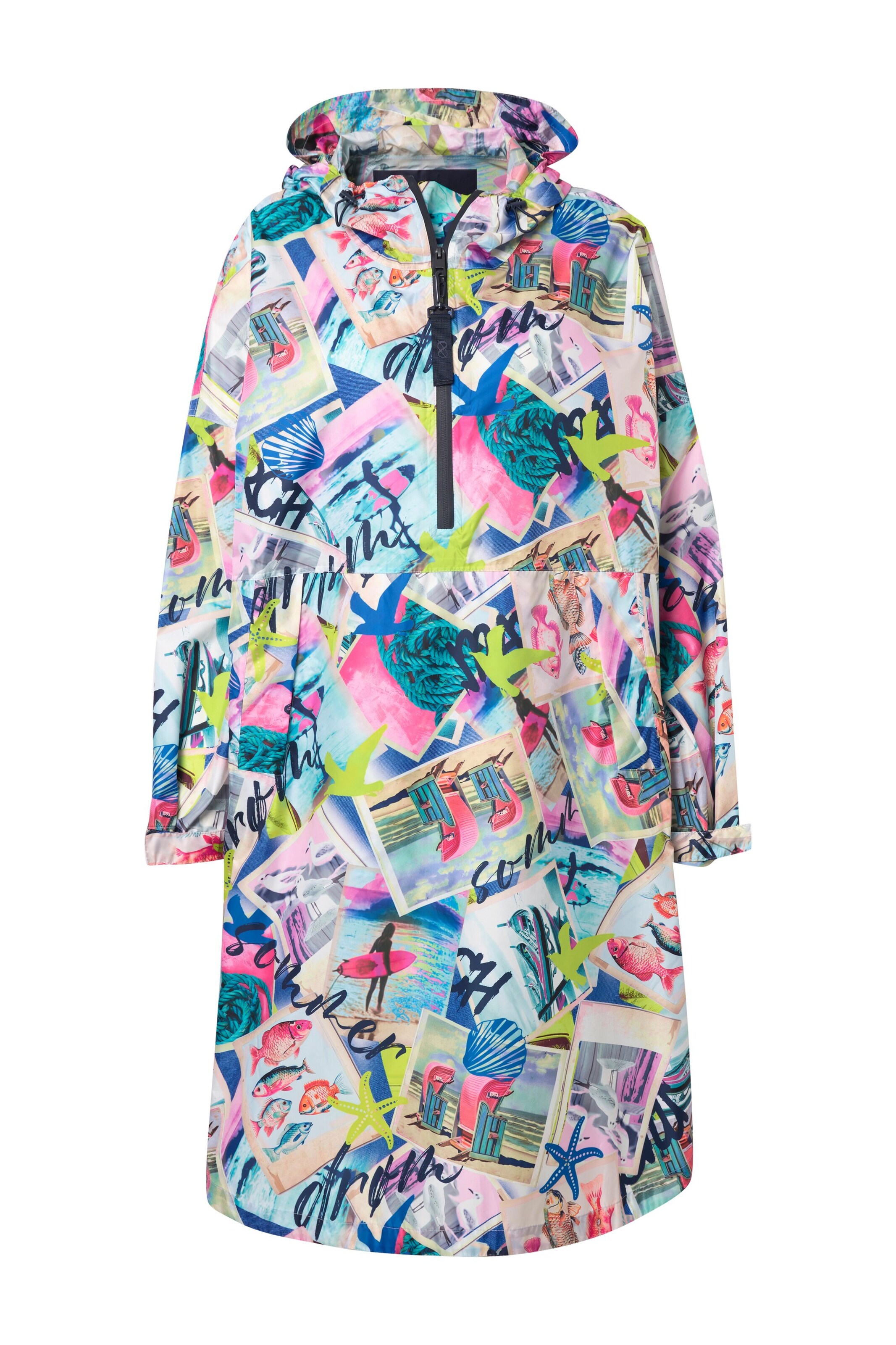 LAURASØN Funktionsmantel in Blau: Vorderseite