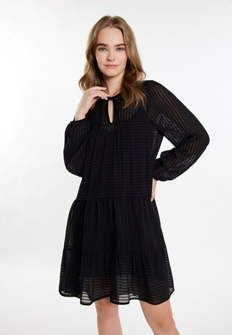 Robe IZIA en noir : devant