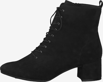 TAMARIS Lace-Up Ankle Boots in Black