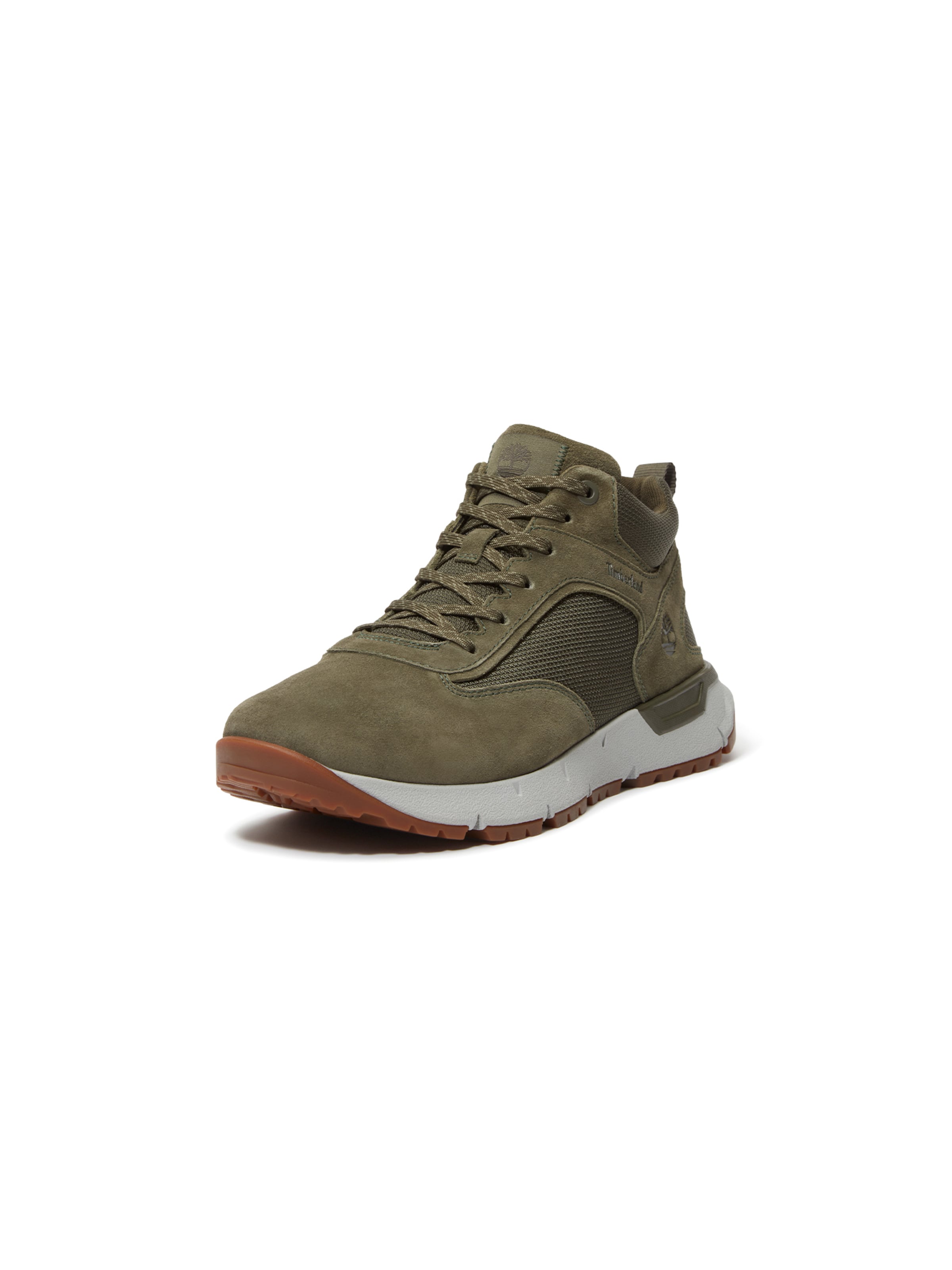 TIMBERLAND - Sapatilhas altas em verde: frente