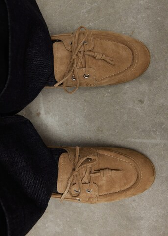 MANGO Moccasins 'Eris' in Beige