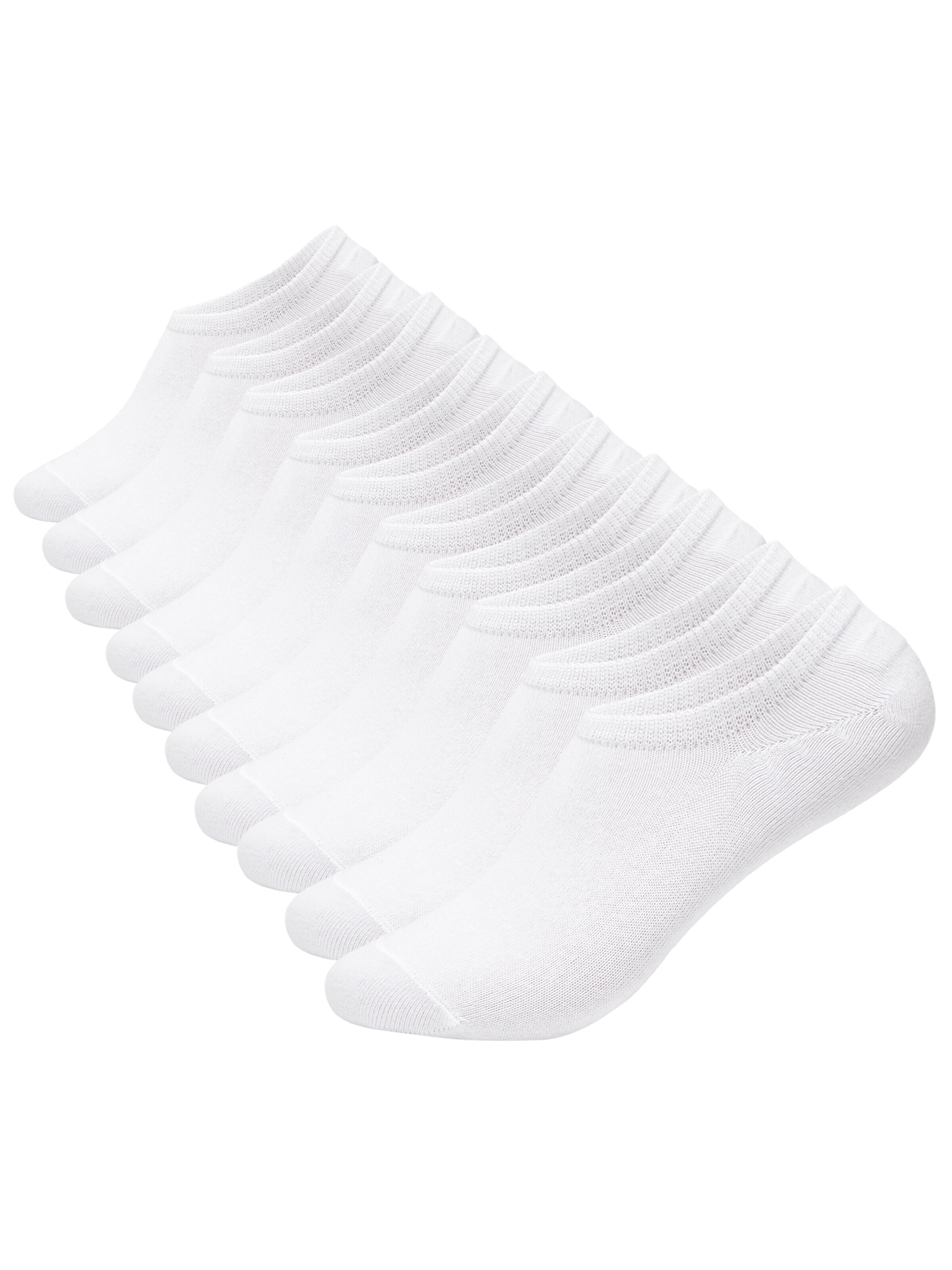 Occulto Ankle Socks 'Solana' in White: front