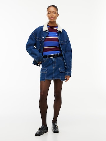 Tommy Jeans Sukně – modrá