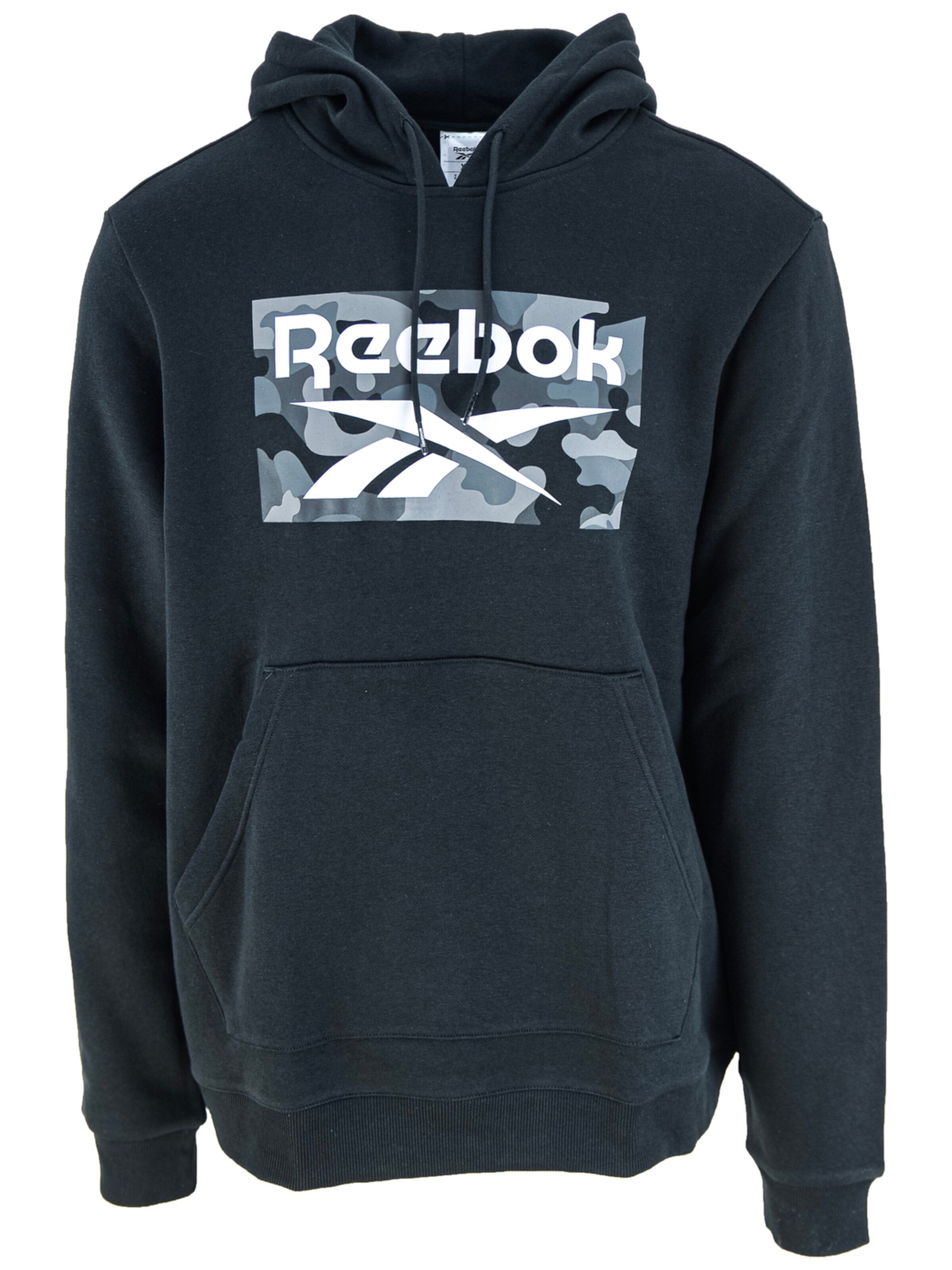 Reebok - Sudadera con cremallera 'Reebok Camo' en negro