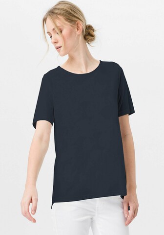 T-shirt Green Cotton en bleu : devant