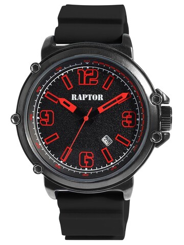 Raptor Analog Watch 'Xander, Datumsanzeige' in Black