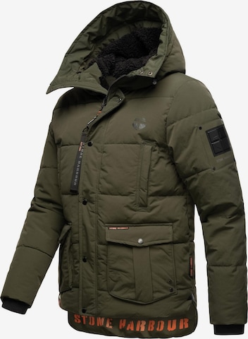 STONE HARBOUR Winter jacket 'Admaroo' in Green