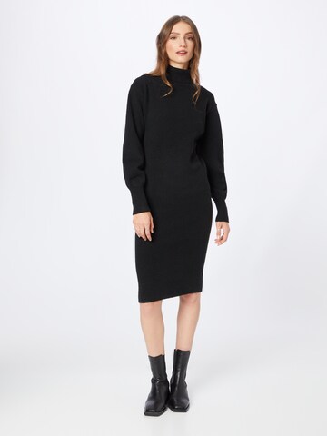 ABOUT YOU Knitted dress 'Pace' in Black: front