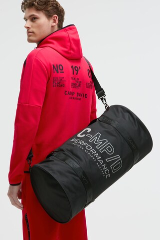 CAMP DAVID Sports Bag in Black: front