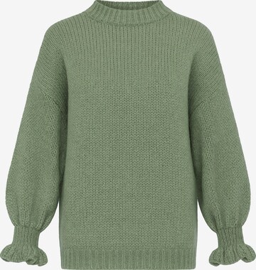 SASSYCLASSY Pullover in Grün: Vorderseite