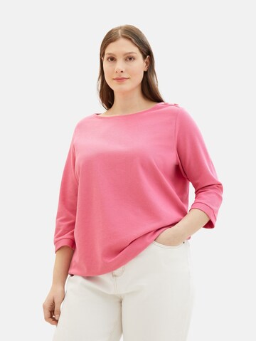 Tom Tailor Women + Shirt in Pink